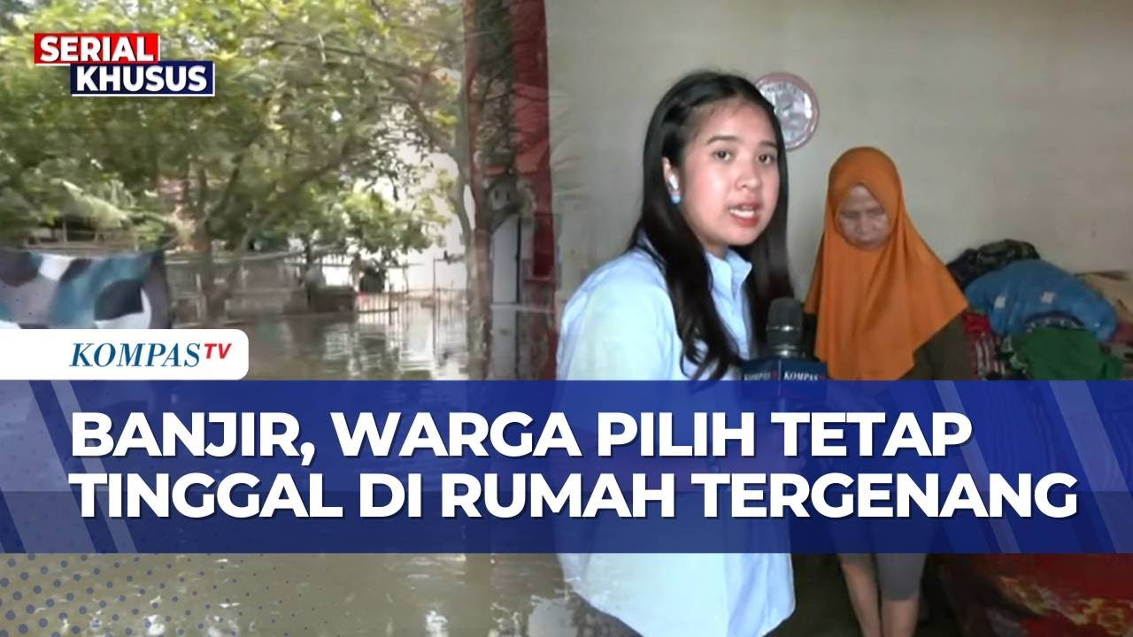 Banjir di Desa Kohod Belum Surut, Warga Terdampak Memilih Tetap Tinggal di Rumah |KOMPAS PETANG