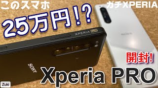 【開封】Xperia Pro 〜これがSONYの本気！？ 25万円プロ仕様スマートフォンの実力は！？Xperia 1Ⅱと比較して分かったガチなXperiaとは！？