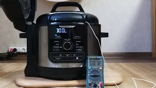 Ninja Foodi Cooker OP500EU temperature test C° Температурный тест режимов COOL,LO,MD,HI,Yogurt