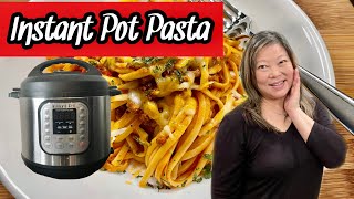 INSTANT POT PASTA | EASY AND SAUCY!