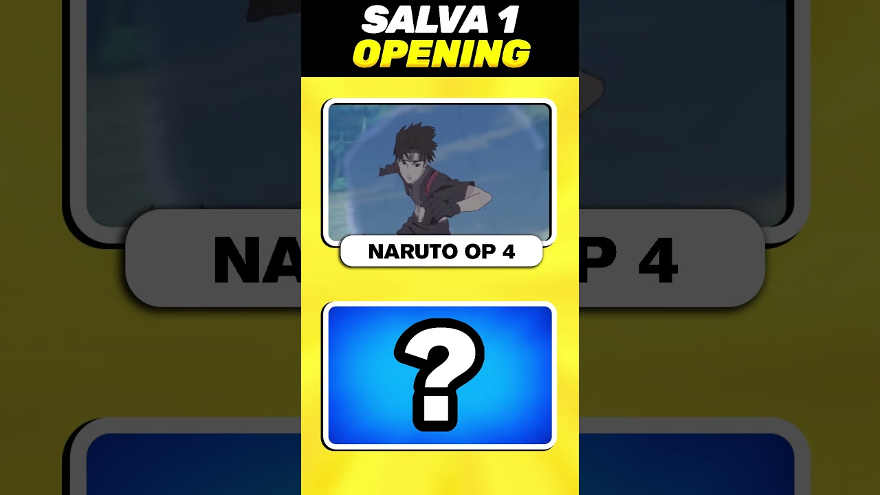 SALVA SOLO UN OPENING DE ANIME 😱