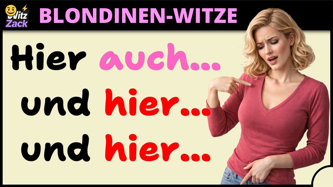 Bester Witz Des Tages! Ein blondes Mädchen namens Angelika steigt in ein... | Blondinen-Witze