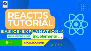 React JS tutorial for beginners step by step in Telugu | Fundamentals - jsx , elements | Ottit