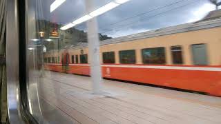 443次PP自強號大武站通過窗景(交會758次莒光號11車長編組)
