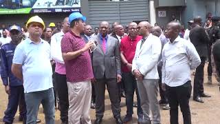 Incendie Jambo Mart :  le Vice-Gouverneur Jean-Claude Kamfwa sur le lieu du drame screenshot 3