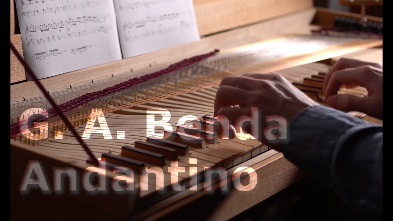 J. A. Benda - Sonata #3, Andantino - Nicola Montecchio, clavichord
