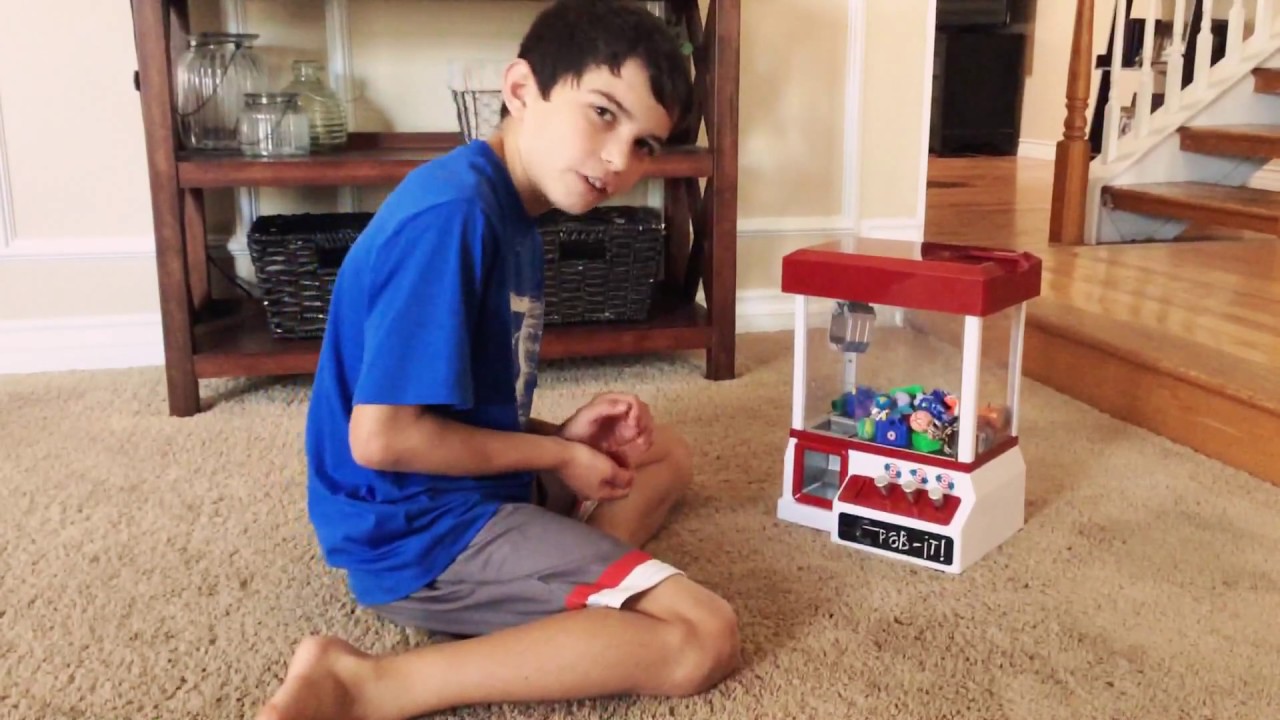 Winning Prizes With My Mini Claw Machine YouTube