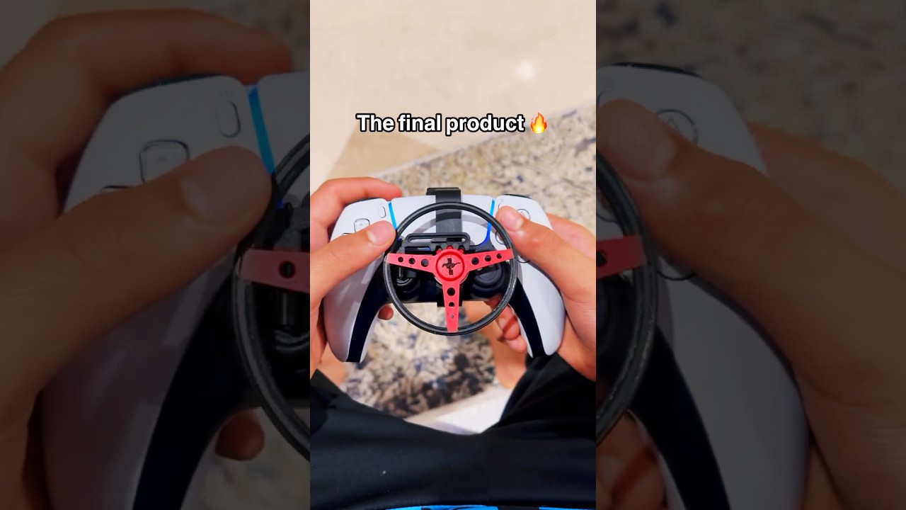 This PS5 Steering Wheel Started as Just an Idea…😨 