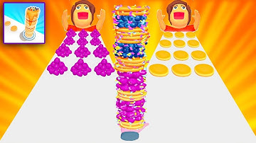 PANCAKE RUN 🍰🥞🎂 Gameplay All Levels Walkthrough Game Mobile Big Update Max Level