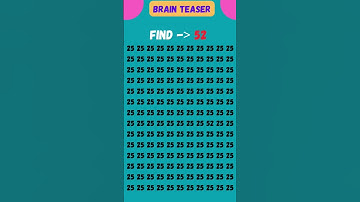 Can you find the odd number? #shorts #brainteaser