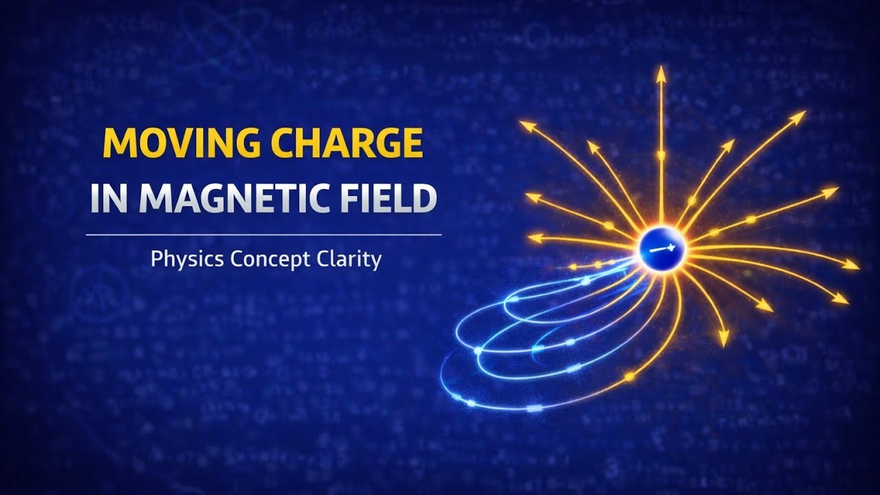 Moving Charge in Magnetic Field 🔥 | Lorentz Force Explained - YouTube