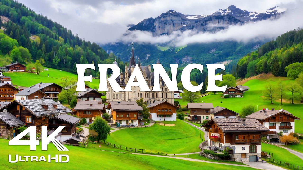 France 4K | Poetic European Soul – Rolling Landscapes, Historic Paths & Quiet Beauty