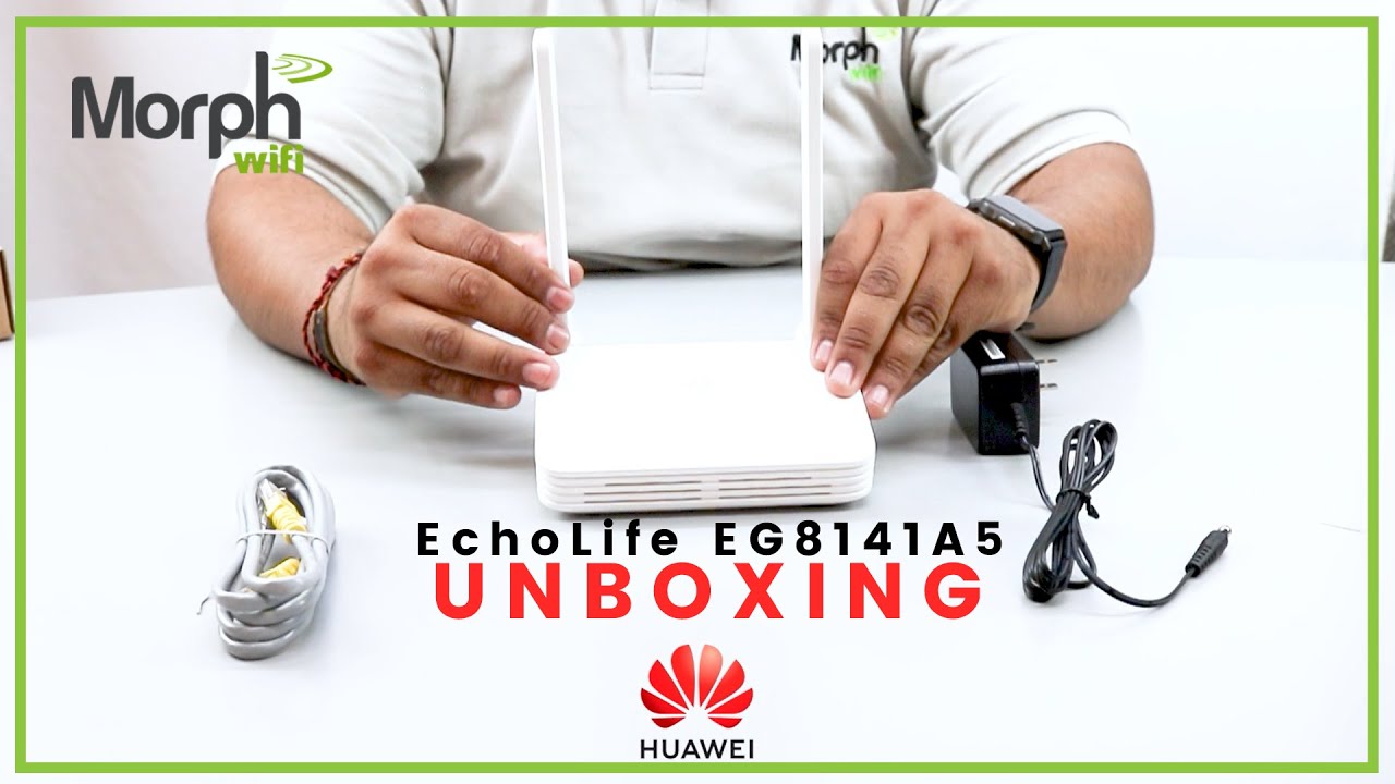 Unboxing de Solución Gpon de Huawei Echolife EG8141A5 - YouTube