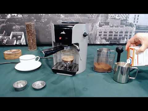 JAVA 20-Bar 3 in 1 Function Semi Coffee Maker(In Grey): How To Make A Cappuccino