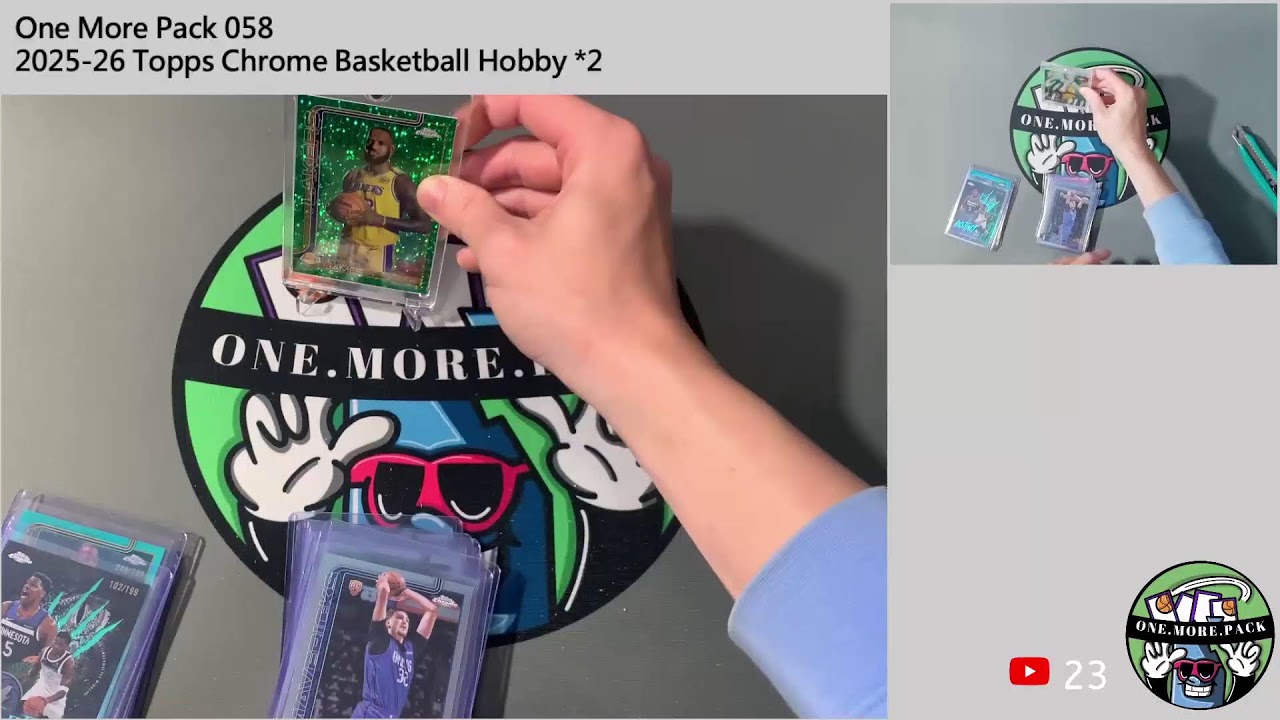 01/02 OMP-057 / 058 Topps Chrome Basketball Jumbo / Hobby *2