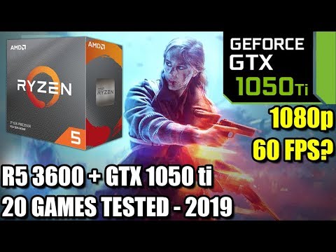 Ryzen 5 3600 Paired With A GTX 1050 Ti - Enough For 60 FPS? - 20 Games Tested 1080p - Benchmark PC