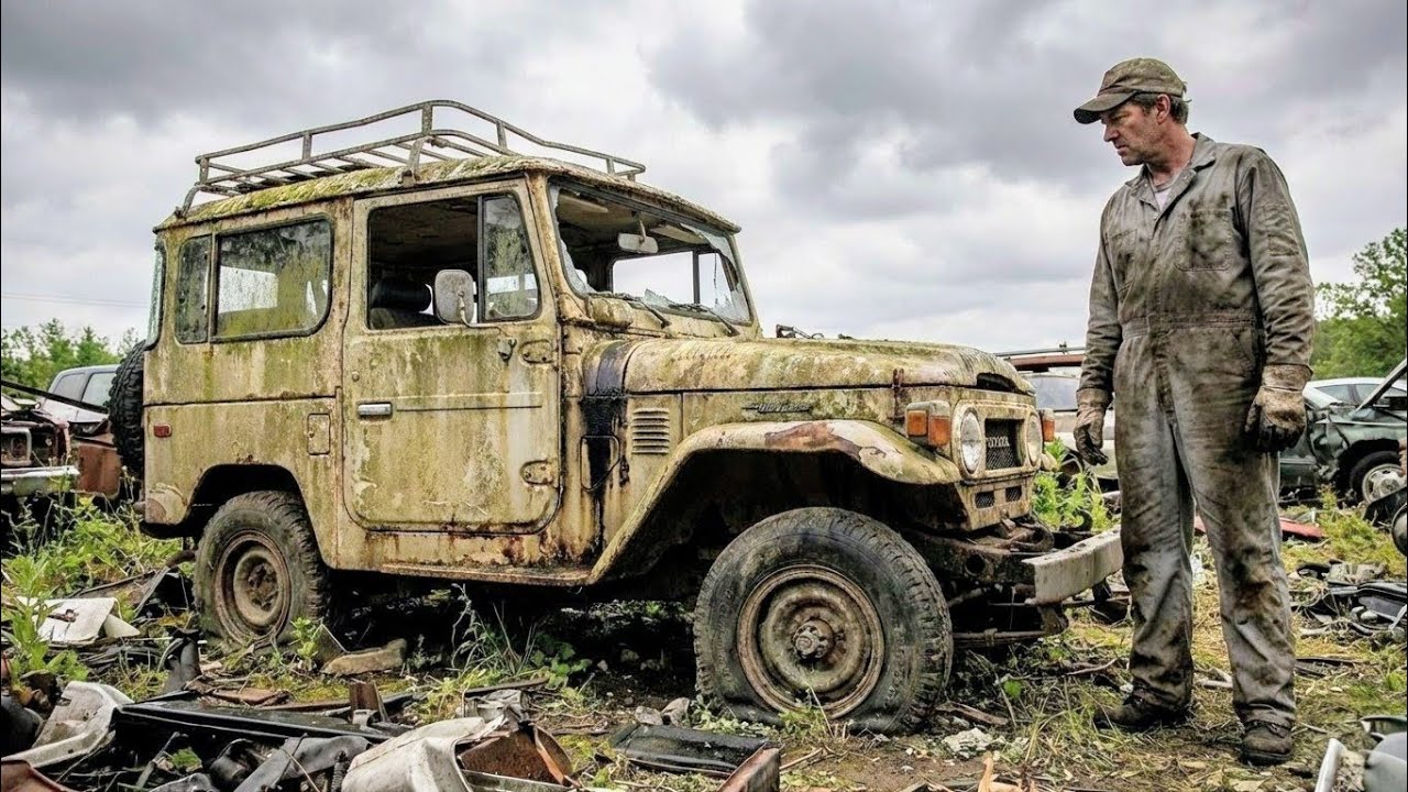 This 1978 Toyota Land Cruiser FJ40 Was Completely Destroyed… You Won’t Believe What Happens Next!
