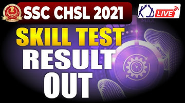 SSC CHSL 2021 SKILL TEST RESULT OUT | CHSL 2021 Typing Result Out By Ravi Sir @KD_LIVE @railwaykd...