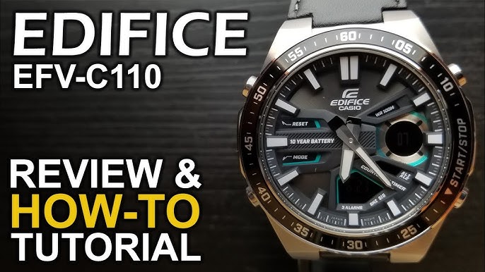 Unboxing the new Edifice EFV-C110D-1A3VEF - YouTube
