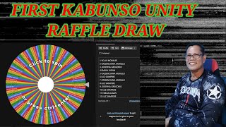 FIRST KABUNSO UNITY RAFFLE!!!