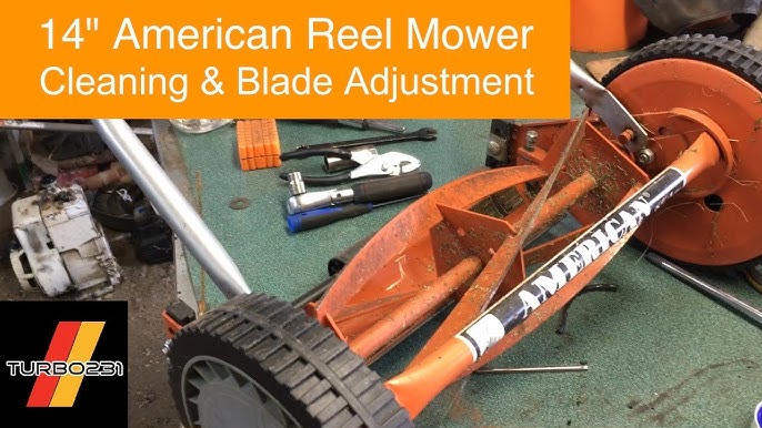 How to Use a Reel Mower  Sharpen, Lube & Adjust 