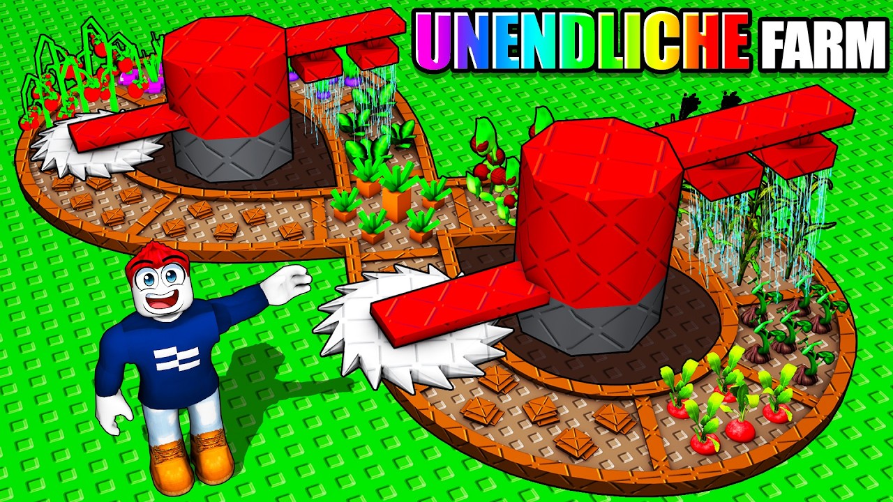 UNENDLICHE FARM VERDIENT TRILLIONEN $$$... in Roblox Build A Ring Farm
