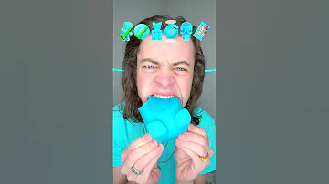 Giant Blue Candy ASMR 