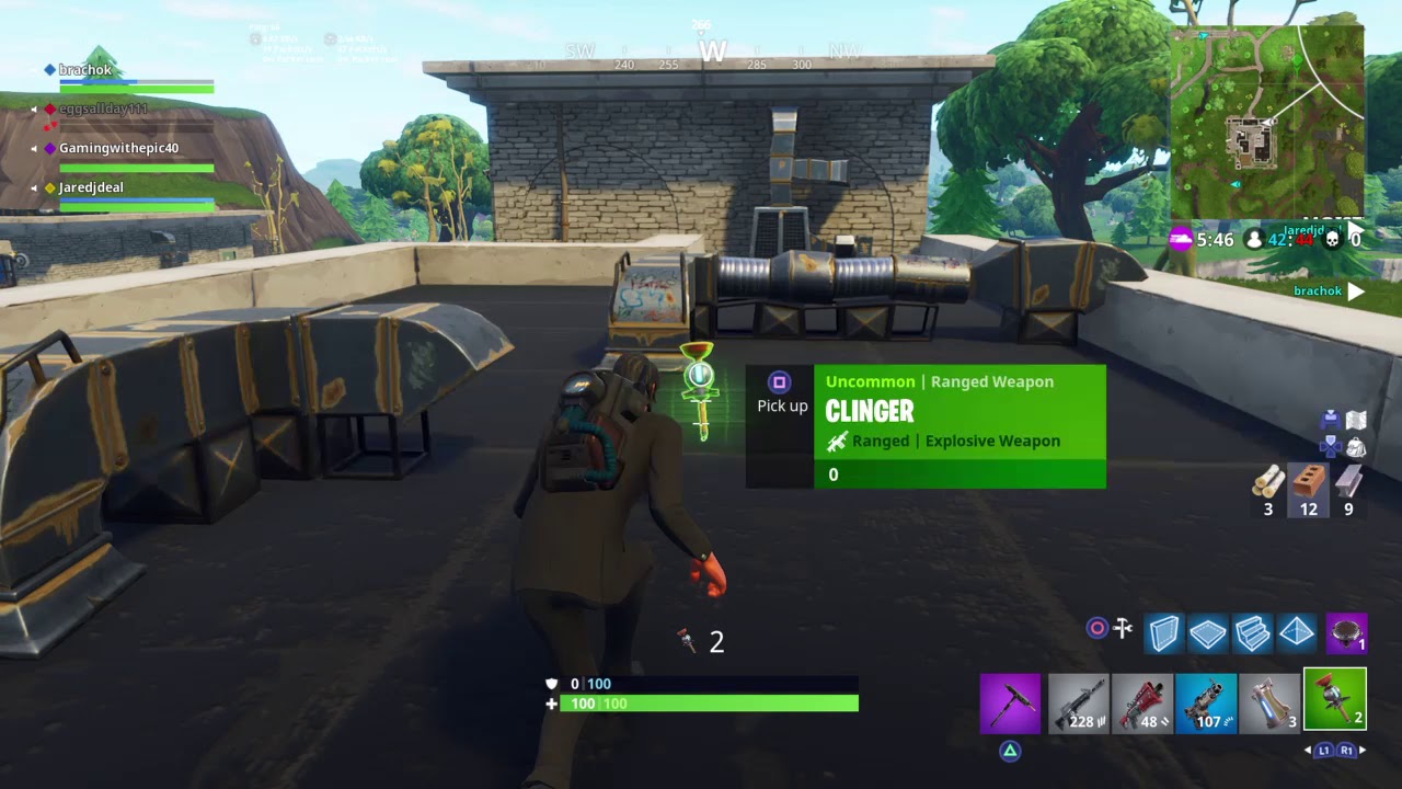 Fortnite clinger gameplay