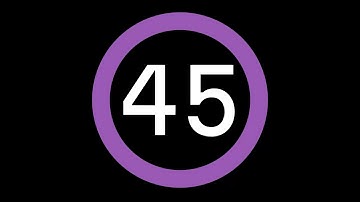 45-Second Countdown Timer - Dark Background + Circular Progress Bar + Ending Sound