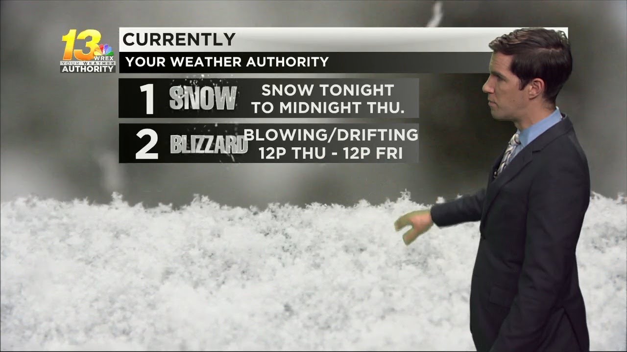 Snow showers start tonight - YouTube