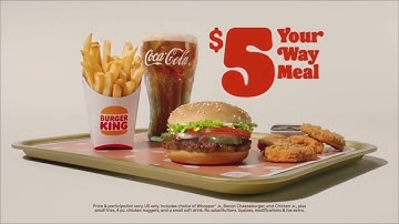 Burger King "Your Way Meal" but I ran it through every language on Google Translate