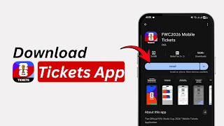 How to Download FIFA World Cup 2026 Mobile Tickets App | FIFA Tickets App Guide screenshot 3