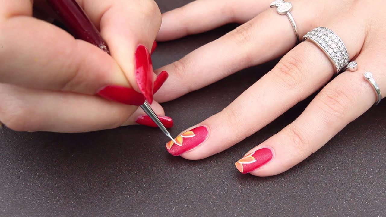 [Bonus] Tuto rapide imitation Zhostovo inspiré de mon Livre Nail art