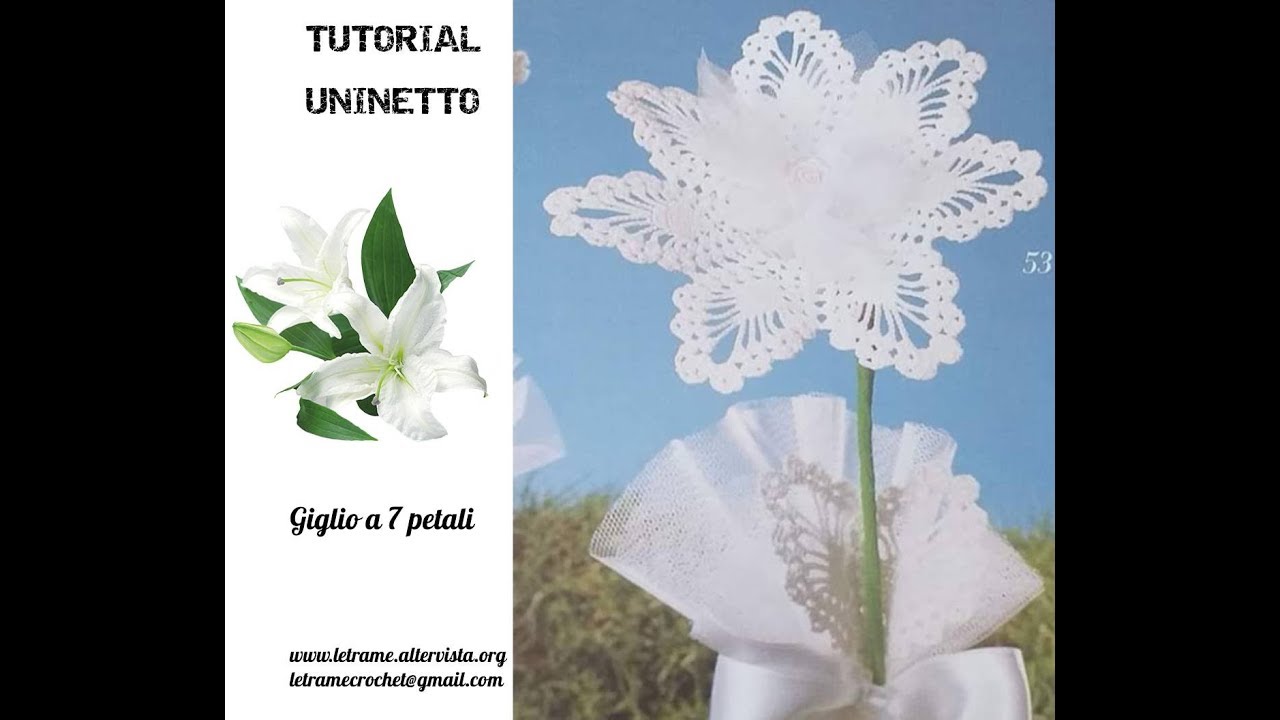 Tutorial uncinetto Giglio a sette petali