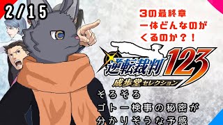 【逆転裁判123成歩堂】いよいよ３の最後まで来た！どんなストーリーなのか楽しみにゃ！【 VTuber　黒猫龍星 】　＃ケモノVTuber