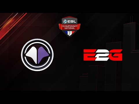 LoL - Millenium vs Team E2G - ESL Championnat National - Winter 2016
