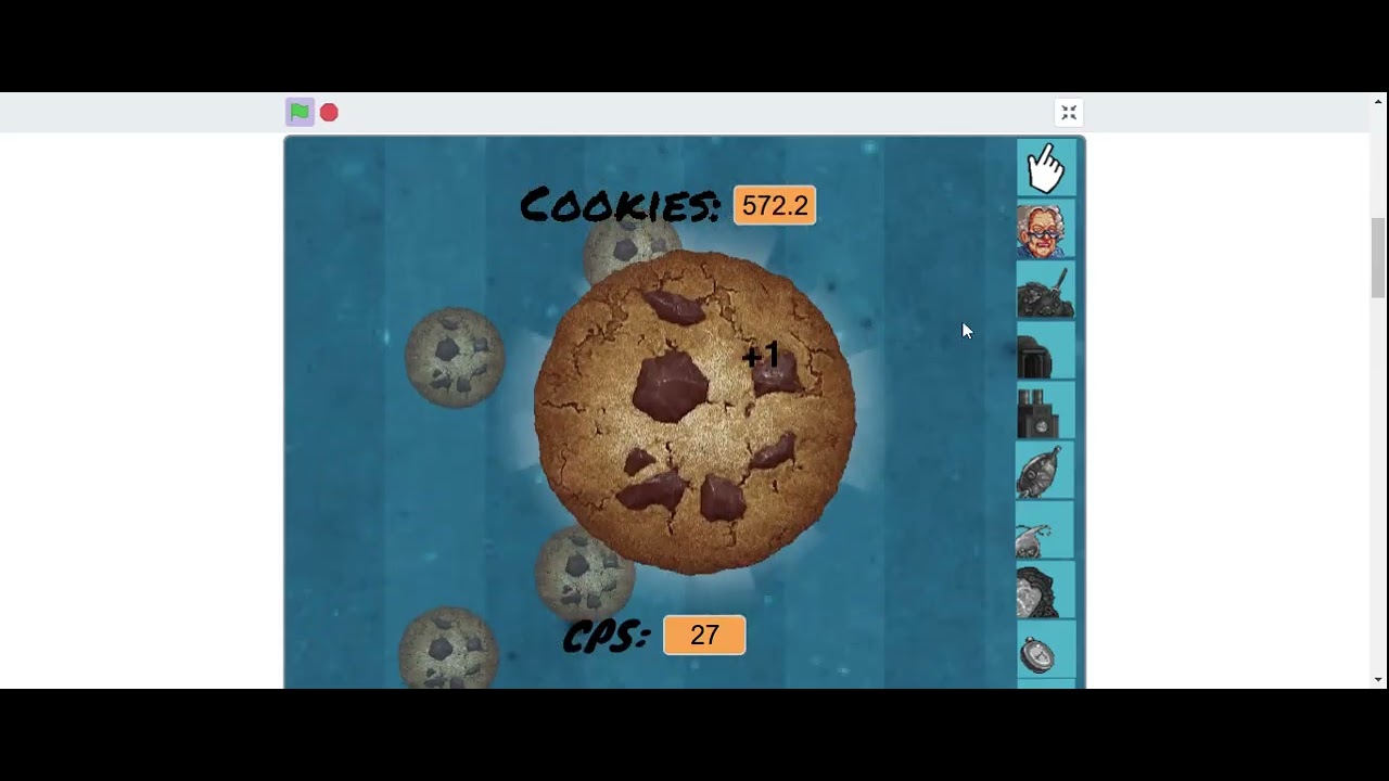 Playing Cookie Clicker on Scratch - YouTube
