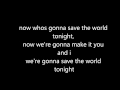 Kye sones  save the world lyrics