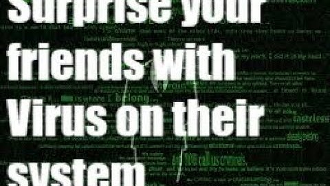 Surprise your Friends with this virus || Notepad || Cool Trick || Goa || Mr Psycho