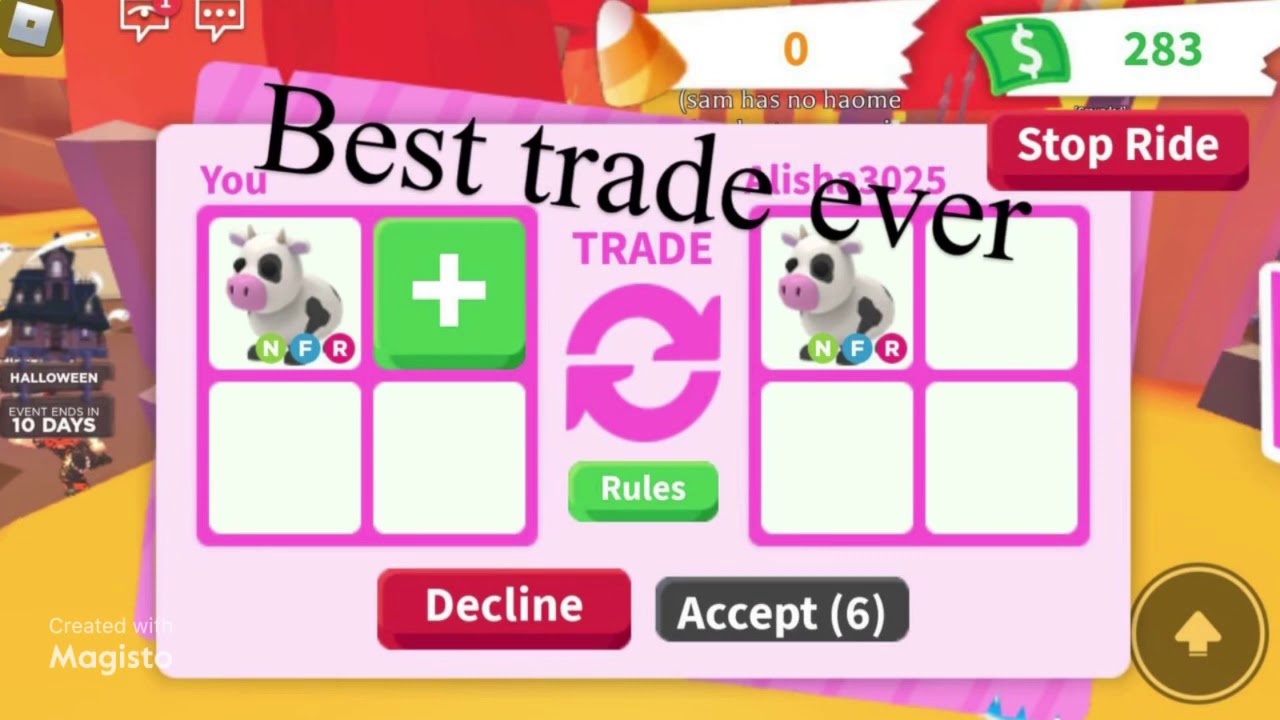 What people trade for a neon cow YouTube