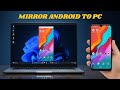 Share / Mirror Android Screen to PC | How to Control Android Phone from a PC or Laptop [USB &amp; WiFi]