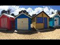 Melbourne Brighton Beach Bathing Boxes - October 2021 (HD)