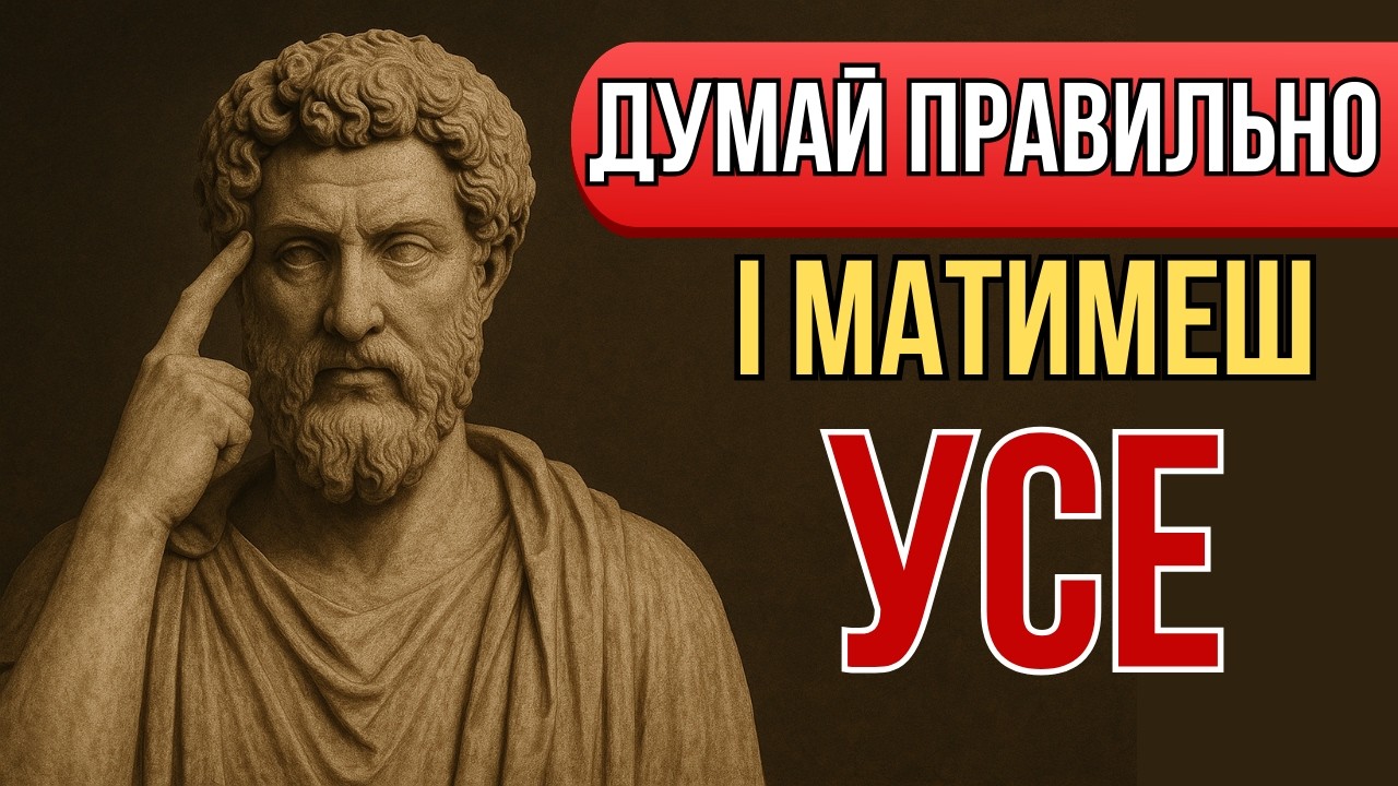 Хочеш мати все? Спочатку зміцни розум  | СТОЇЦИЗМ
