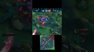 INSANE BACKDOOR PLAY BY ZIA!! #moba55creator #moba5v5 #mobalegends #moba #mobalegends5v5 #ewc