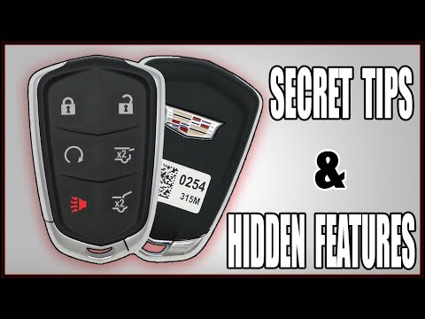 Secret Key Fob Features On A Cadillac Plus How To Start With A Dead Key Fob Battery.