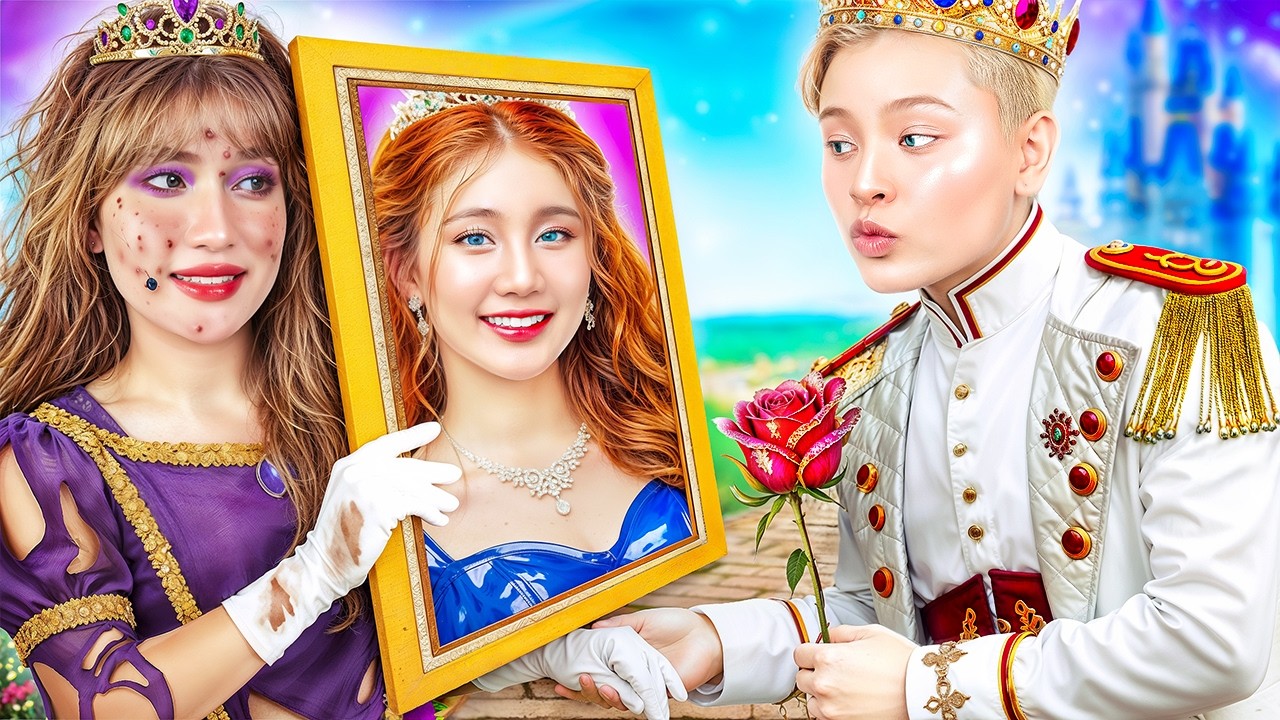 하녀가 무도회에서 왕자와 사랑에 빠지기 위해 공주인 척한다!