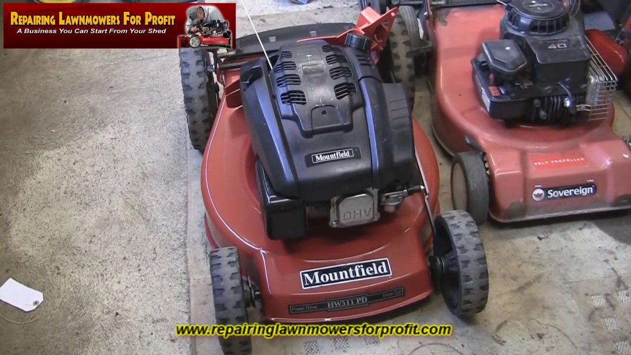 How To Stop Petrol Lawnmower Kickback YouTube
