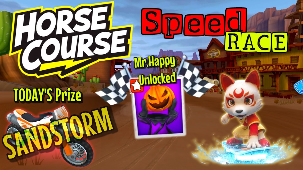Horse Course BBR2 "Sandstorm" Speed Race Tournament | Mr.Happy Unlocked 🔓 | Beach Buggy Racing 2