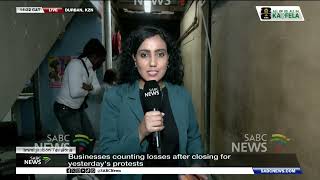 Immigration Tensions | Businesses counting losses after closing for yesterday's protests