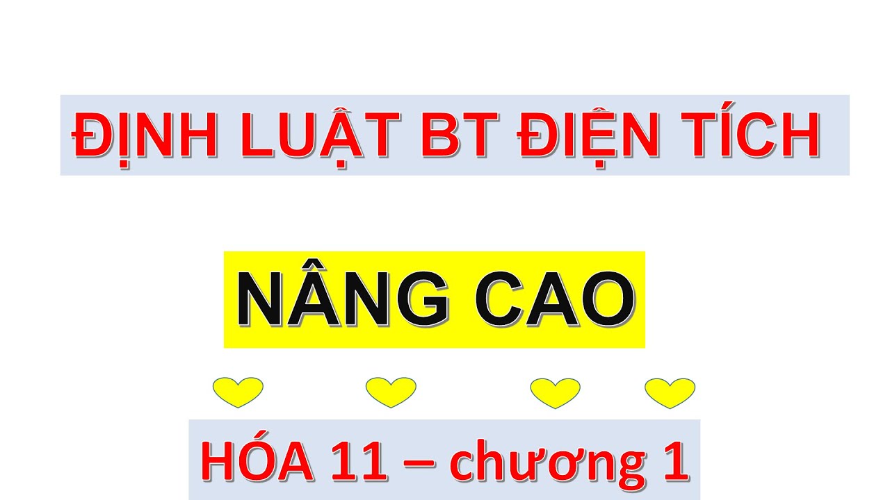 Hóa 11 - chương 1- Tiết 12: Bảo toàn điện tích và khối lượng nâng cao | Học Hóa Youtube